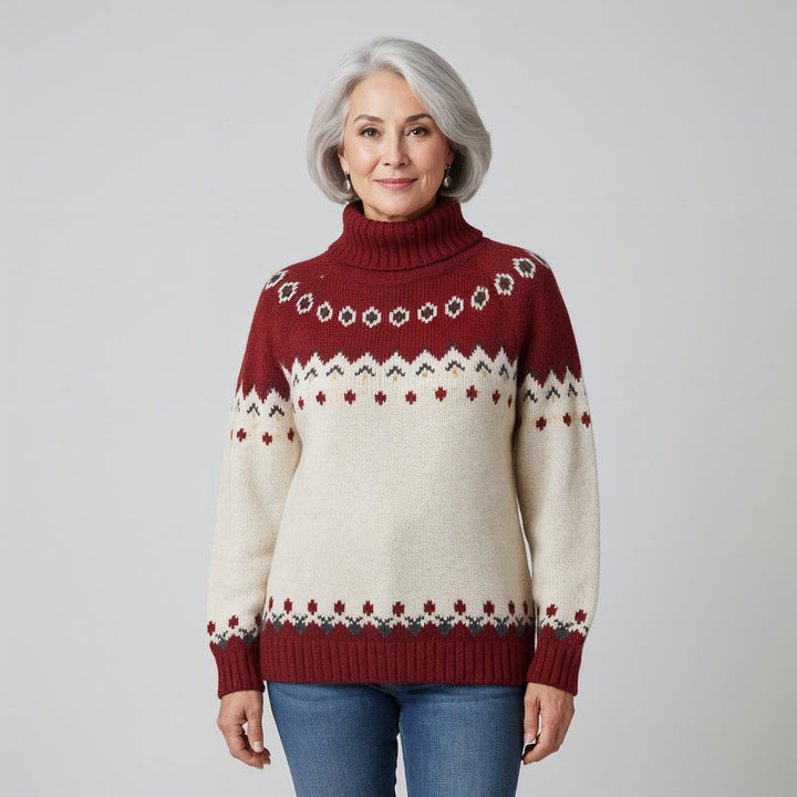 Laera & Cole - Classic Icelandic Wool Knit Sweater