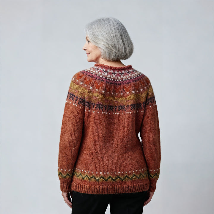 Laera & Cole - Classic Icelandic Wool Knit Sweater