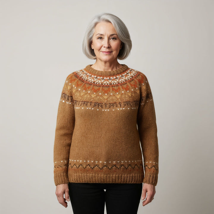 Laera & Cole - Classic Icelandic Wool Knit Sweater