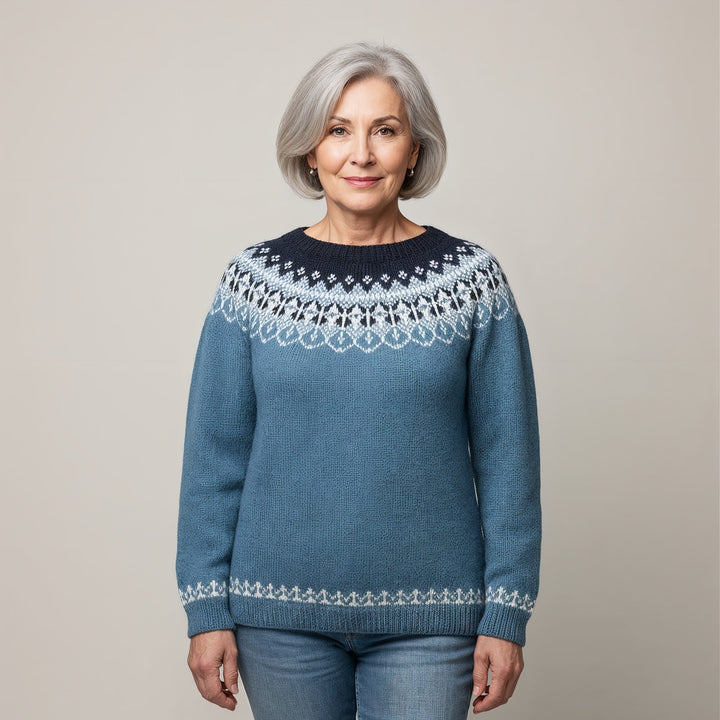Laera & Cole - Classic Icelandic Wool Knit Sweater