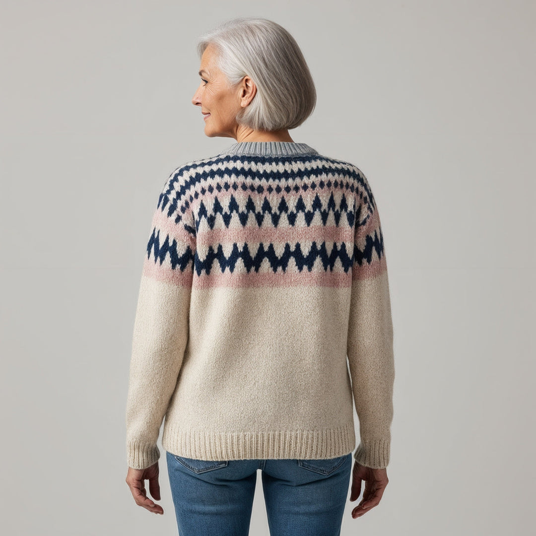 Laera & Cole - Classic Icelandic Wool Knit Sweater