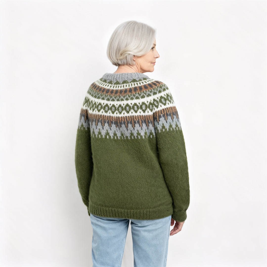 Laera & Cole - Classic Icelandic Wool Knit Sweater