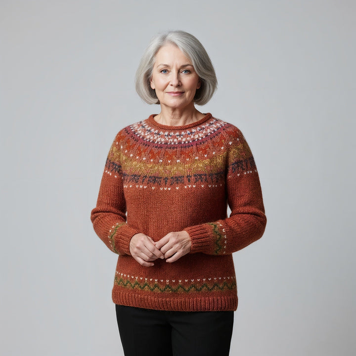 Laera & Cole - Classic Icelandic Wool Knit Sweater