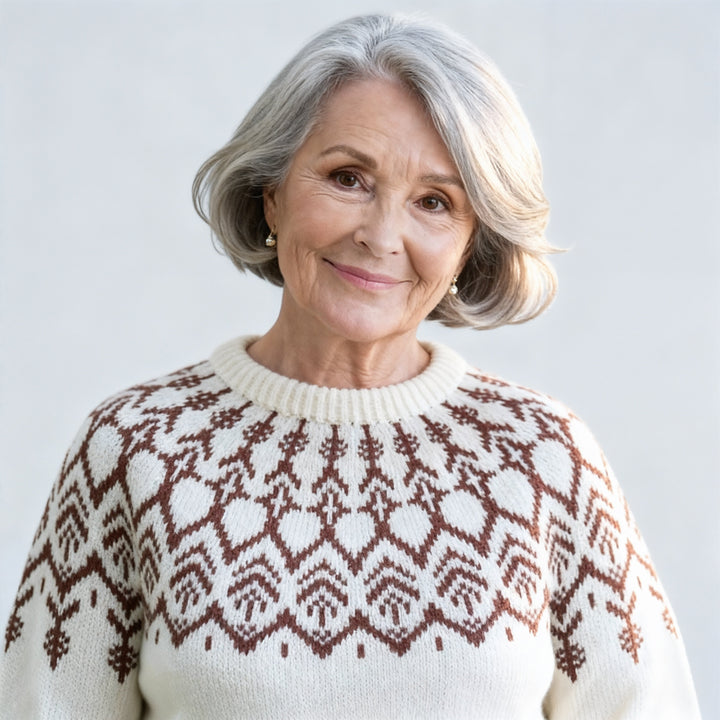 Laera & Cole - Classic Icelandic Wool Knit Sweater