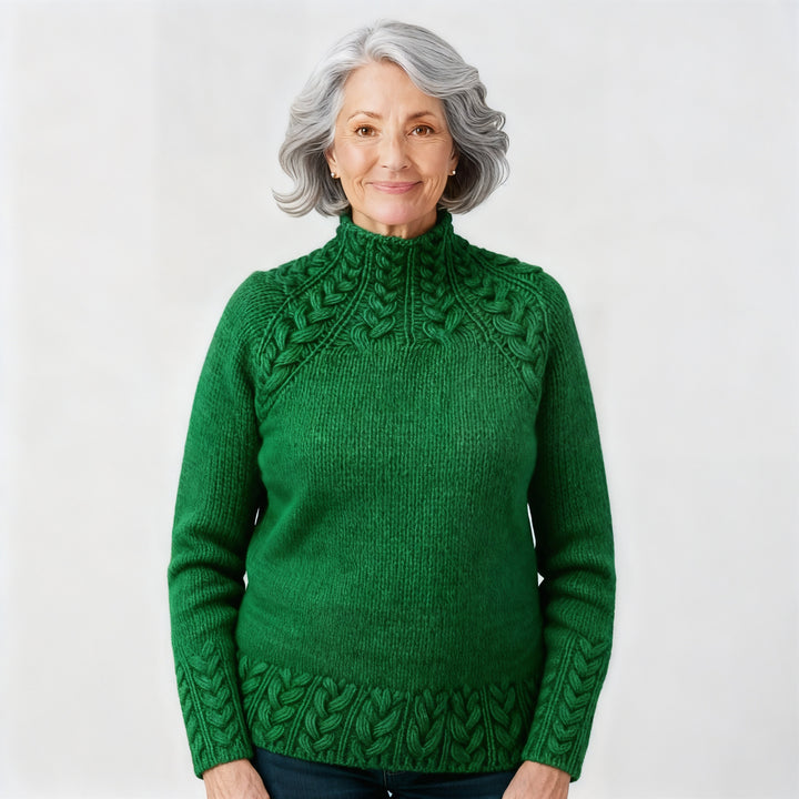 Laera & Cole - Classic Icelandic Wool Knit Sweater