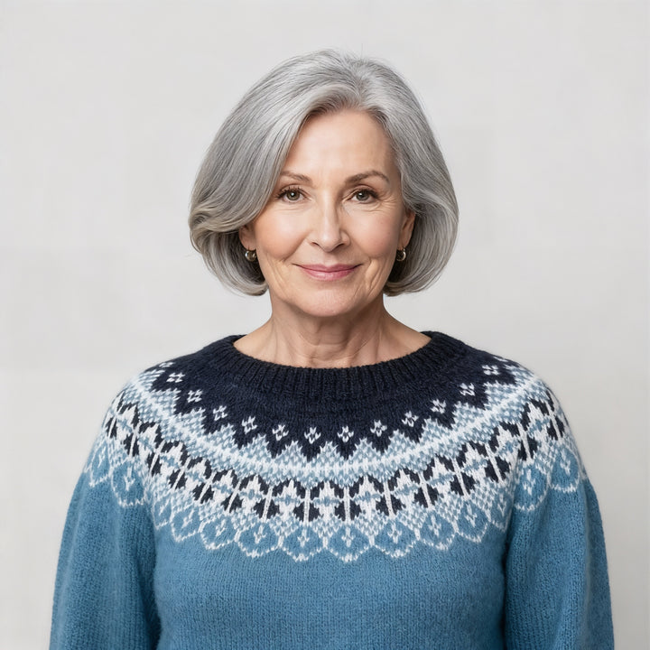Laera & Cole - Classic Icelandic Wool Knit Sweater
