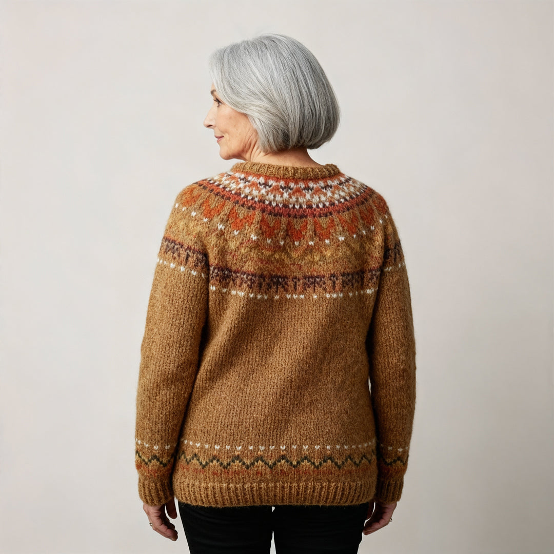 Laera & Cole - Classic Icelandic Wool Knit Sweater
