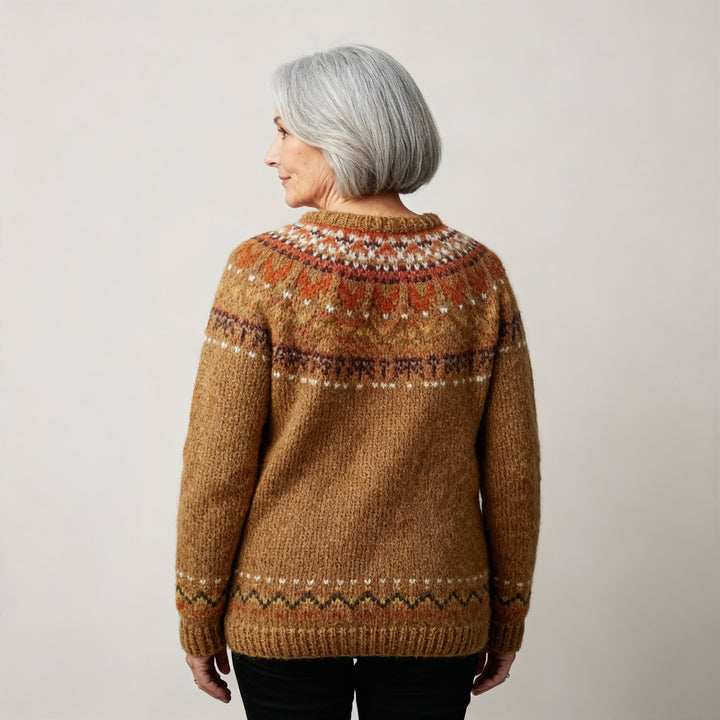 Laera & Cole - Classic Icelandic Wool Knit Sweater
