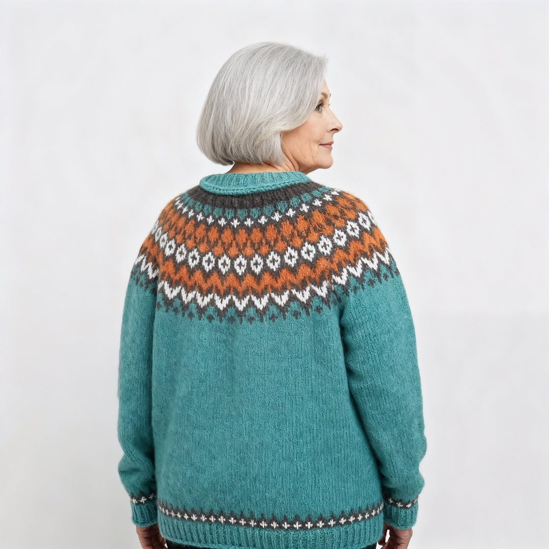 Laera & Cole - Classic Icelandic Wool Knit Sweater