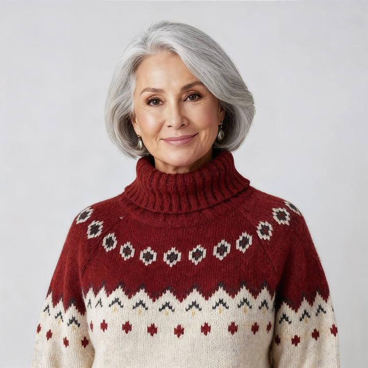 Laera & Cole - Classic Icelandic Wool Knit Sweater