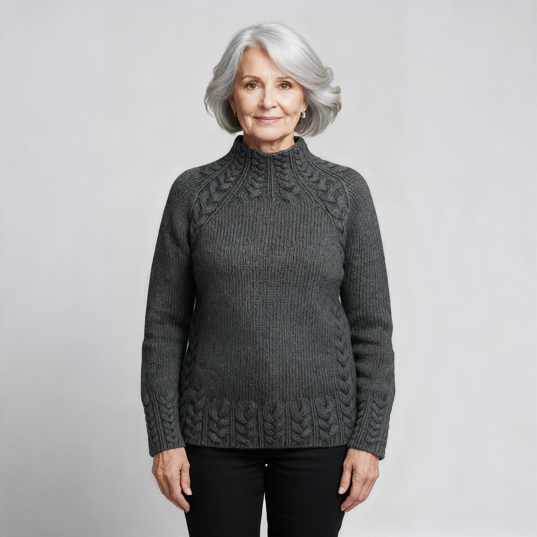 Laera & Cole - Classic Icelandic Wool Knit Sweater