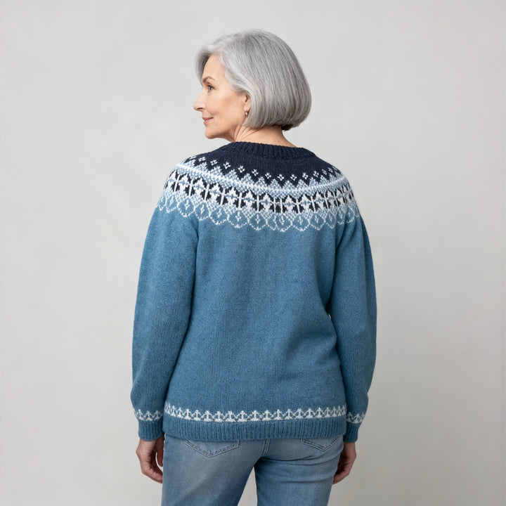 Laera & Cole - Classic Icelandic Wool Knit Sweater