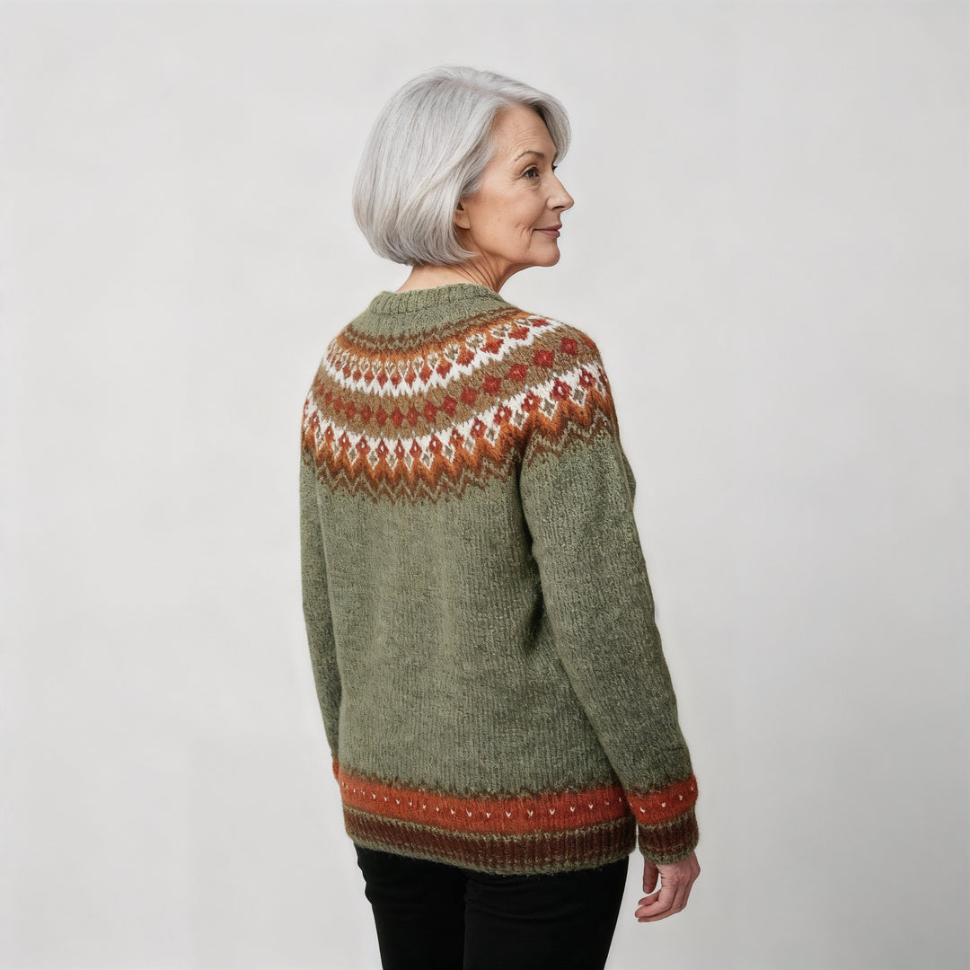 Laera & Cole - Classic Icelandic Wool Knit Sweater