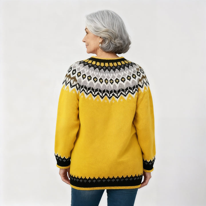 Laera & Cole - Classic Icelandic Wool Knit Sweater