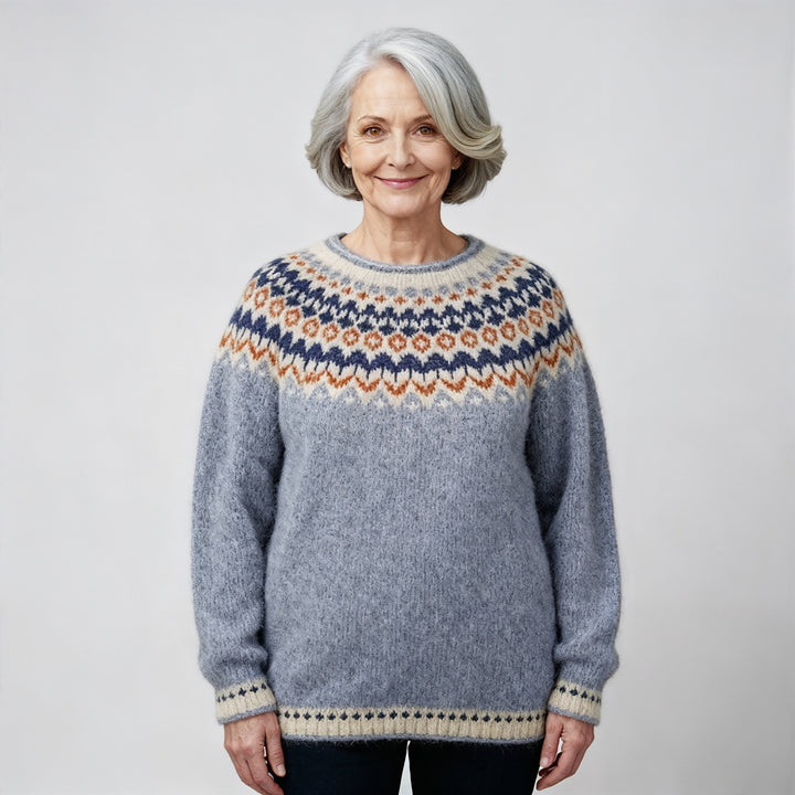Laera & Cole - Classic Icelandic Wool Knit Sweater