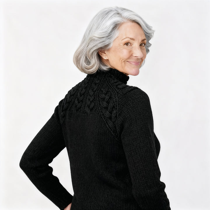 Laera & Cole - Classic Icelandic Wool Knit Sweater