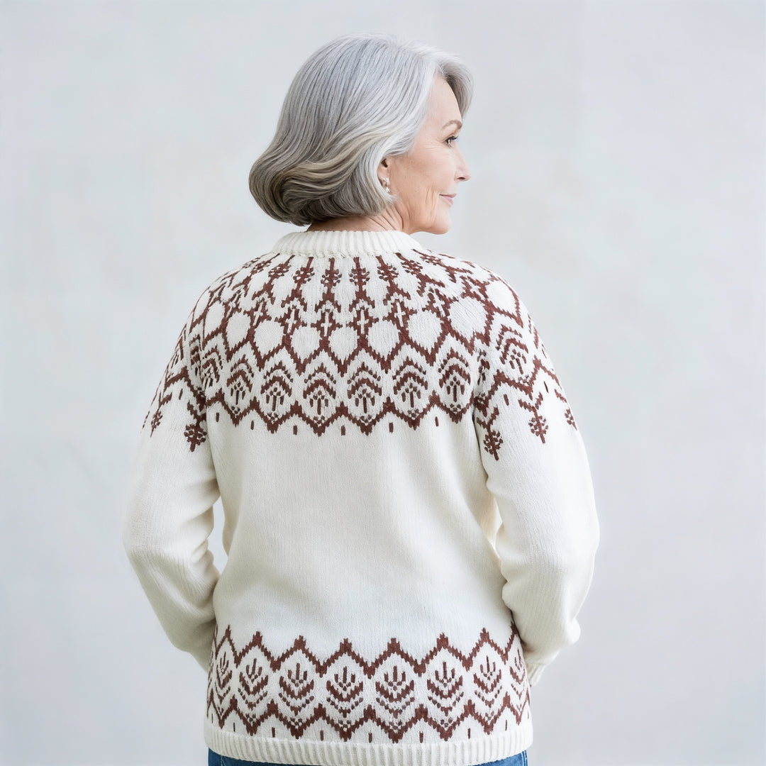 Laera & Cole - Classic Icelandic Wool Knit Sweater