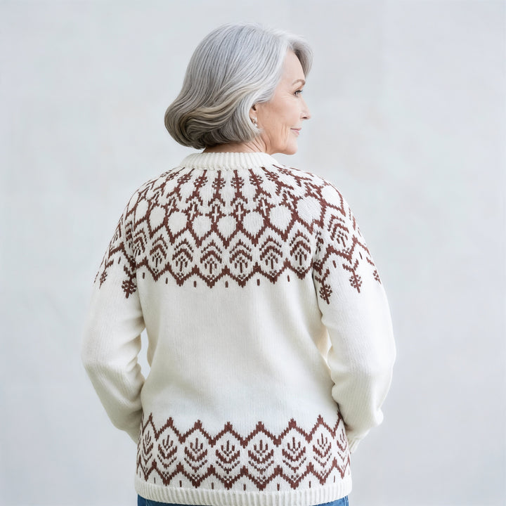 Laera & Cole - Classic Icelandic Wool Knit Sweater