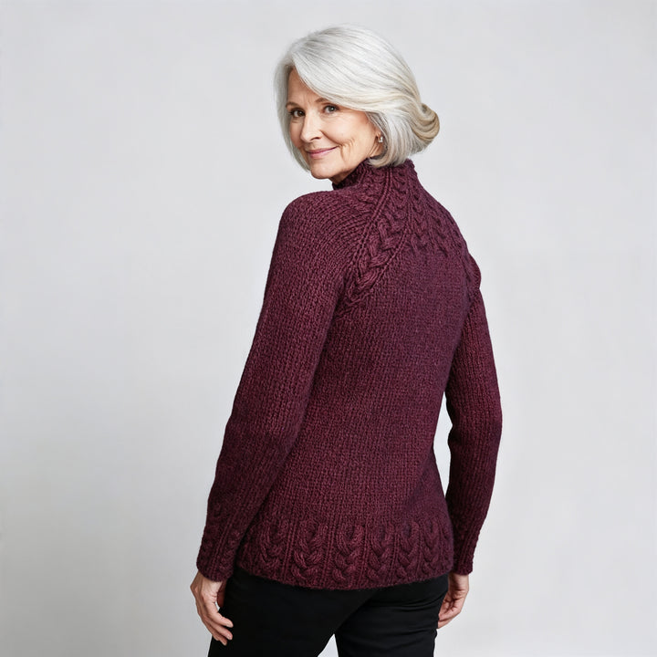 Laera & Cole - Classic Icelandic Wool Knit Sweater