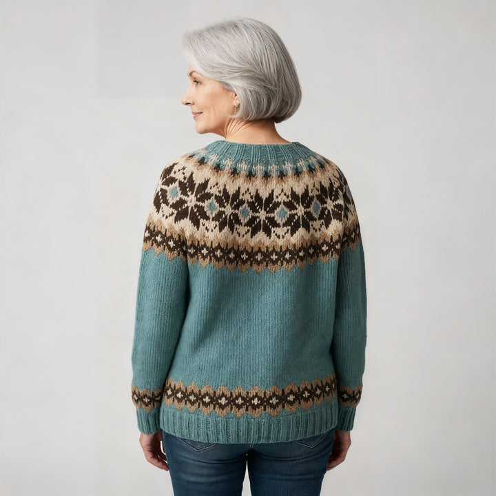 Laera & Cole - Classic Icelandic Wool Knit Sweater